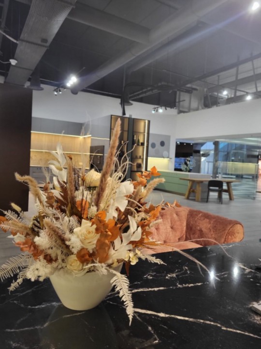 Dried flower arrangements 40cmD H50 photo #2