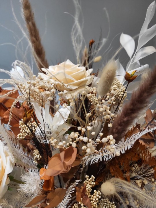 Dried flower arrangements 40cmD H50 photo #5