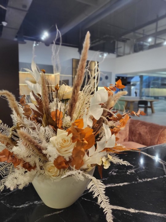 Dried flower arrangements 40cmD H50 photo #6