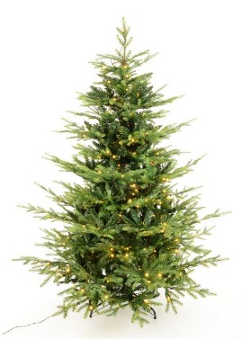 Mākslīgā Ziemassvētku egle ar lampiņām 215cm photo #1