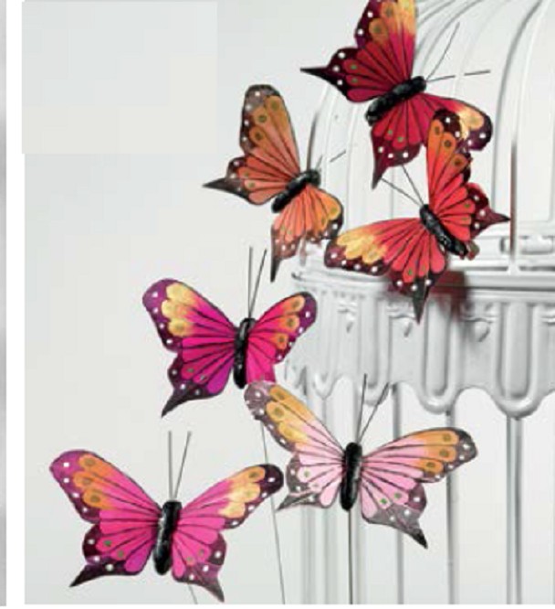 DECORATION BUTTERFLY 8CM photo #1